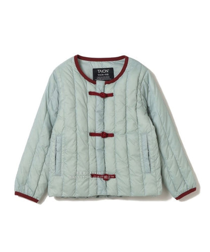日本童裝 B:MING by BEAMS 【別注版】TAION 防水系列 盤扣羽絨外套 100-140cm 男童款/女童款 秋冬季 (適合香港平均溫度、寒冷天氣、溫度低天氣）OUTERWEAR 
