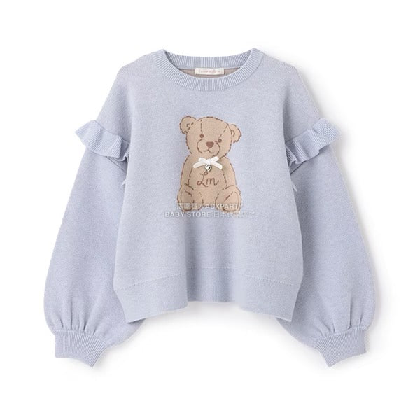 日本童裝 Ly# mine 小熊提花針織毛衣 110-140cm 女童款 冬季 TOPS
