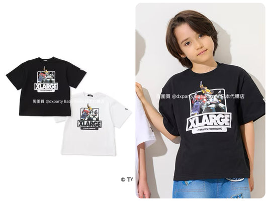 XLARGE KIDS x Transformers logo top (90-140cm) for boys (Summer TOPS) 
