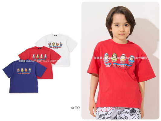 XLARGE KIDS x Transformers Pixel Funny Logo Top (80-140cm) for Boys (Summer TOPS) 