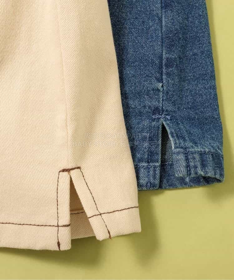 日本童裝 BREEZE 心型口袋襯衫裙 80-140cm 女童款 春季 DRESSES