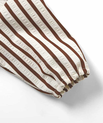 日本童裝 BREEZE 襯衫連衣 70-80cm 男童款 初生嬰兒 春季 Jumpsuit