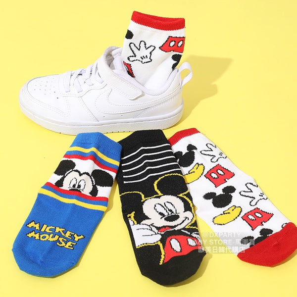 日本直送 BDL x Disney  襪一套三對 10-24cm 襪系列