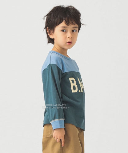 Japanese Kids' BEAMS mini JR Sobu Line, Yamanote Line, and Chuo Line Train Tops 90-150cm Boys' Summer TOPS Railway Series 