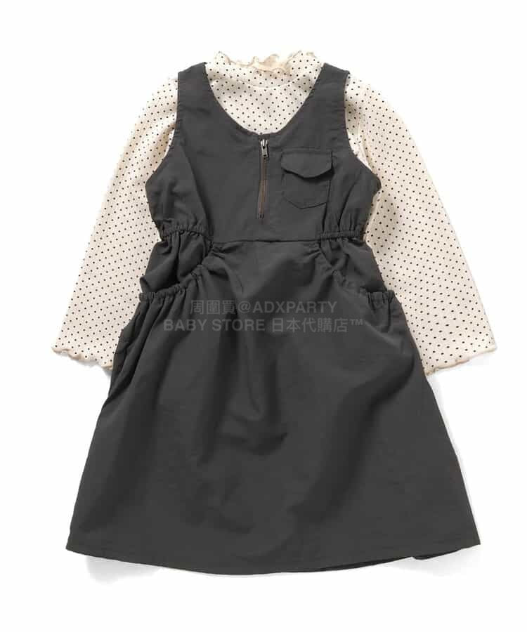 日本童裝 BREEZE 上衣工裝背心裙兩件套裝 80-140cm 女童款 春季 TOPS DRESSES
