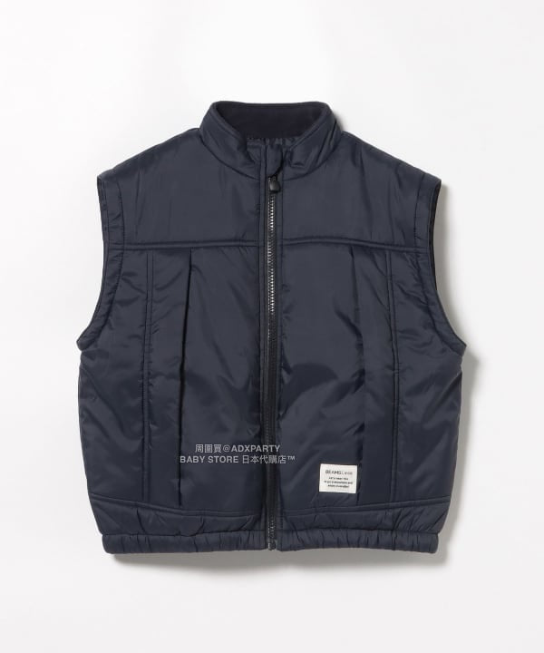 日本童裝 BEAMS mini 2Way 手袖可拆 夾棉外套 90-140cm 男童款/女童款 秋冬季 (適合香港平均溫度、寒冷天氣、溫度低天氣）OUTERWEAR 
