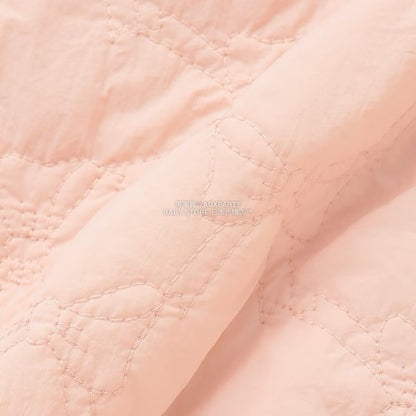 日本童裝 Ly# mine 中長款蝴蝶結絎縫外套 100-150cm 女童款 冬季 (適合初秋、香港平均溫度）OUTERWEAR 