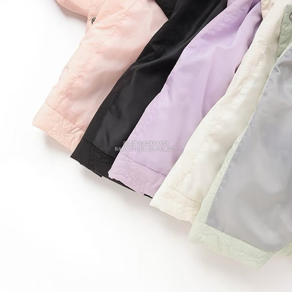 日本童裝 Ly# mine 中長款蝴蝶結絎縫外套 100-150cm 女童款 冬季 (適合初秋、香港平均溫度）OUTERWEAR 