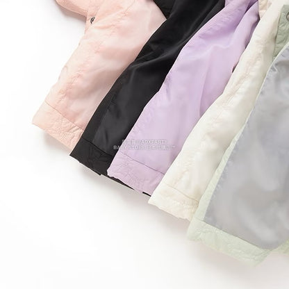 日本童裝 Ly# mine 中長款蝴蝶結絎縫外套 100-150cm 女童款 冬季 (適合初秋、香港平均溫度）OUTERWEAR 