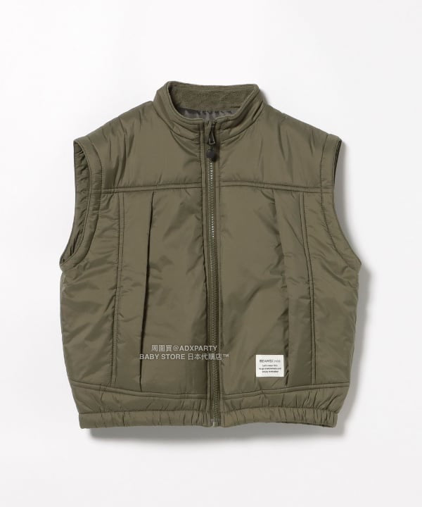 日本童裝 BEAMS mini 2Way 手袖可拆 夾棉外套 90-140cm 男童款/女童款 秋冬季 (適合香港平均溫度、寒冷天氣、溫度低天氣）OUTERWEAR 