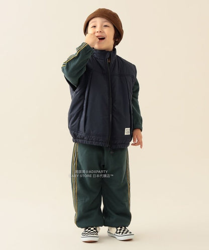 日本童裝 BEAMS mini 2Way 手袖可拆 夾棉外套 90-140cm 男童款/女童款 秋冬季 (適合香港平均溫度、寒冷天氣、溫度低天氣）OUTERWEAR 