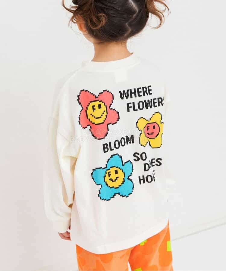 日本童裝 BREEZE 像素印花上衣 80-140cm 男童款/女童款 春季 TOPS