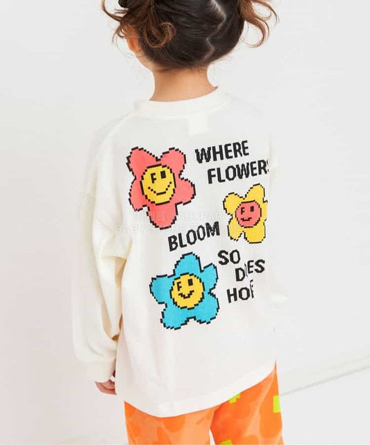 日本童裝 BREEZE 像素印花上衣 80-140cm 男童款/女童款 春季 TOPS