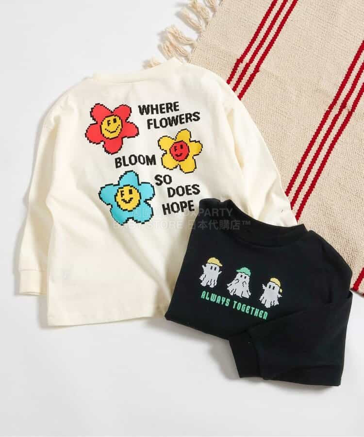 日本童裝 BREEZE 像素印花上衣 80-140cm 男童款/女童款 春季 TOPS