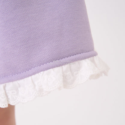 日本童裝 Ly# mine 蕾絲拼接短裙 100-150cm 女童款 冬季 SKIRTS