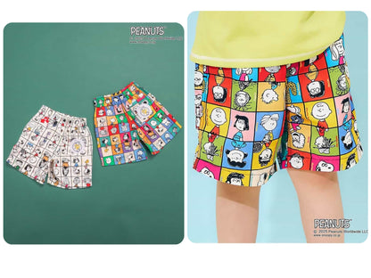 Ampersand x PEANUTS UV-Proof Beach Shorts (80-140cm) - Boys' Summer Swimsuit Special (Direct from Japan) 
