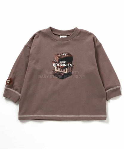 日本童裝 BREEZE 甜蜜變奏印花上衣 80-140cm 男童款/女童款 春季 TOPS