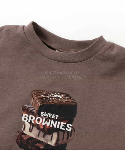 日本童裝 BREEZE 甜蜜變奏印花上衣 80-140cm 男童款/女童款 春季 TOPS