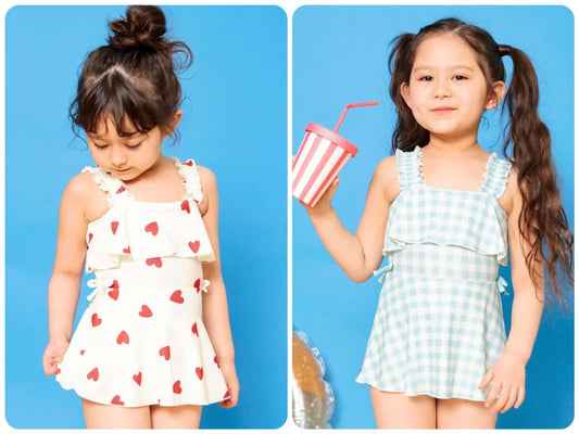 BREEZE UV-Proof One-Piece Swimsuit (80-140cm) for Girls: Summer Swimsuit Special 