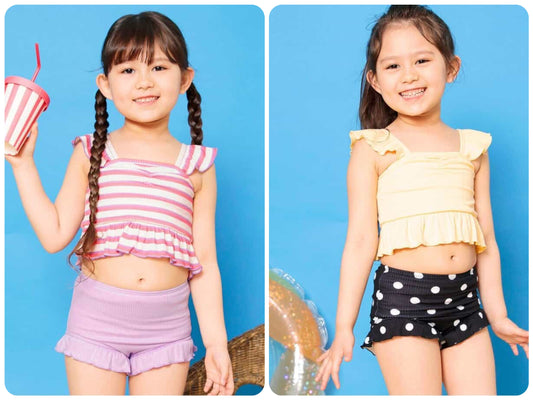 BREEZE UV-Proof Two-Piece Swimsuit Set (80-140cm) for Girls: Summer Swimsuit Special 