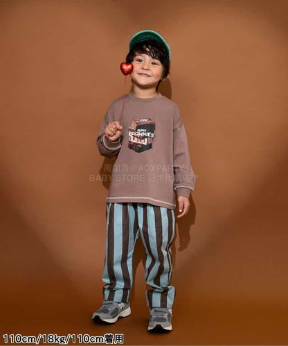 日本童裝 BREEZE 甜蜜變奏印花上衣 80-140cm 男童款/女童款 春季 TOPS