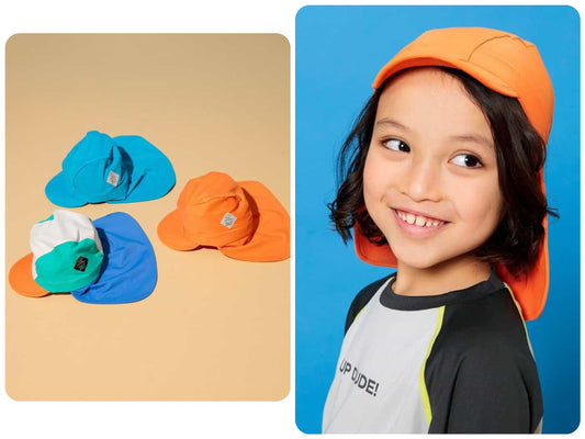 BREEZE UV Protection Swim Cap (46-56cm) Direct from Japan - Summer Swimwear Collection 