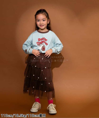 日本童裝 BREEZE 甜蜜變奏印花上衣 80-140cm 男童款/女童款 春季 TOPS