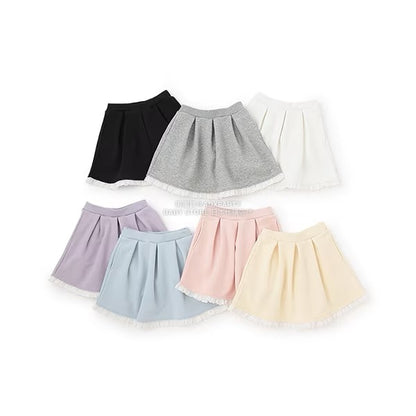 日本童裝 Ly# mine 蕾絲拼接短裙 100-150cm 女童款 冬季 SKIRTS