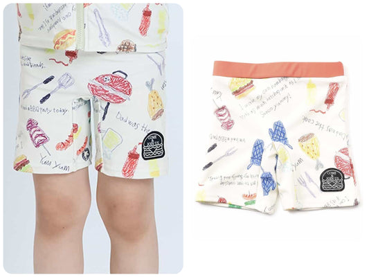 BIT'Z UV-Proof Swim Trunks (80-120cm) Direct from Japan - Boys' Summer Swimsuit Special 