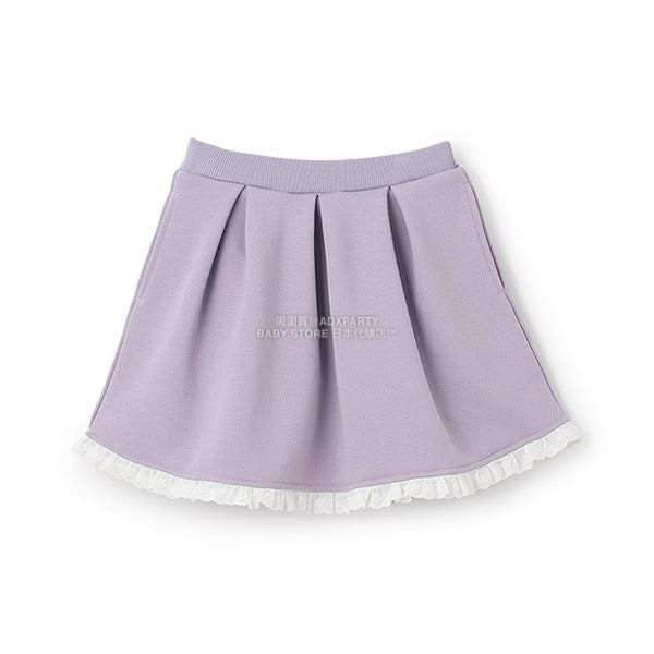 日本童裝 Ly# mine 蕾絲拼接短裙 100-150cm 女童款 冬季 SKIRTS