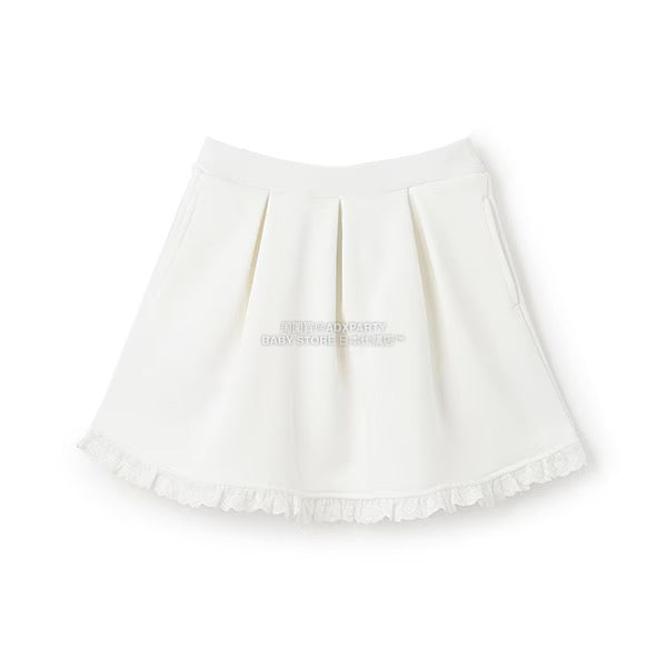 日本童裝 Ly# mine 蕾絲拼接短裙 100-150cm 女童款 冬季 SKIRTS