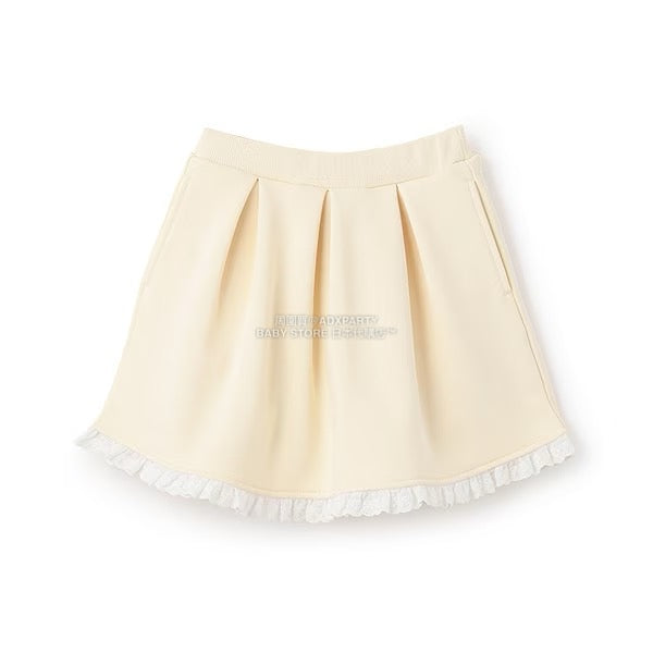 日本童裝 Ly# mine 蕾絲拼接短裙 100-150cm 女童款 冬季 SKIRTS