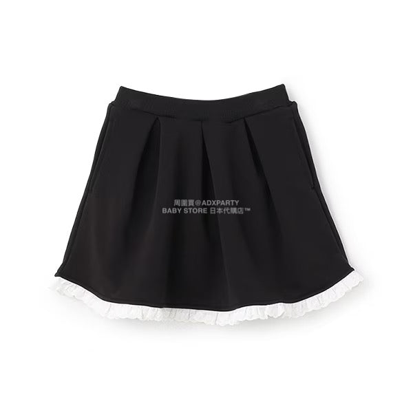 日本童裝 Ly# mine 蕾絲拼接短裙 100-150cm 女童款 冬季 SKIRTS