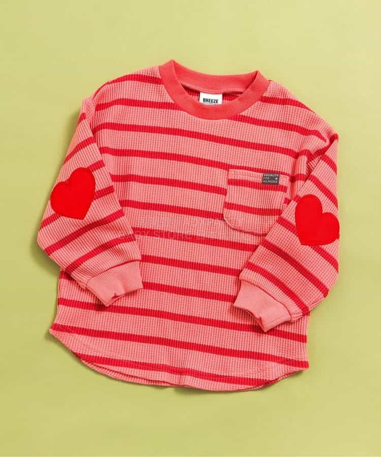 日本童裝 BREEZE 補丁貼布上衣 80-140cm 男童款/女童款 春季 TOPS