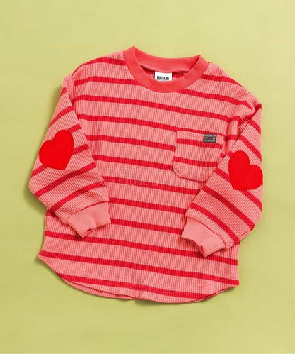 日本童裝 BREEZE 補丁貼布上衣 80-140cm 男童款/女童款 春季 TOPS