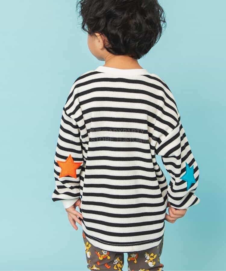 日本童裝 BREEZE 補丁貼布上衣 80-140cm 男童款/女童款 春季 TOPS