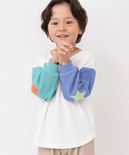 日本童裝 BREEZE 補丁貼布上衣 80-140cm 男童款/女童款 春季 TOPS