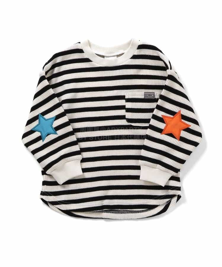 日本童裝 BREEZE 補丁貼布上衣 80-140cm 男童款/女童款 春季 TOPS