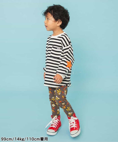 日本童裝 BREEZE 補丁貼布上衣 80-140cm 男童款/女童款 春季 TOPS