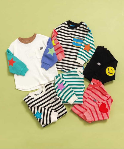 日本童裝 BREEZE 補丁貼布上衣 80-140cm 男童款/女童款 春季 TOPS