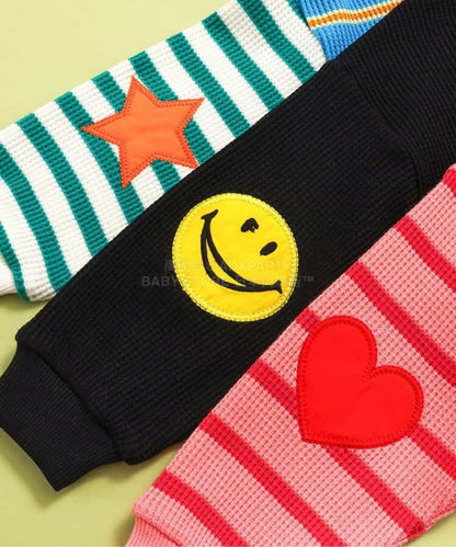 日本童裝 BREEZE 補丁貼布上衣 80-140cm 男童款/女童款 春季 TOPS