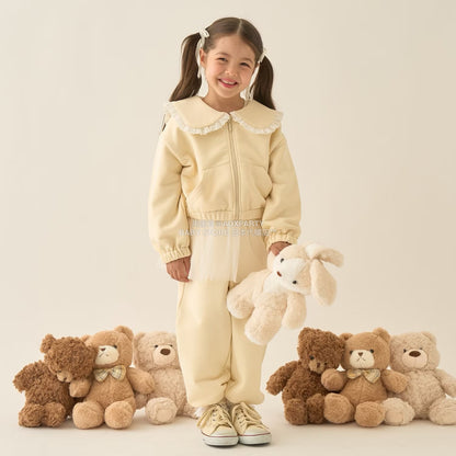 日本童裝 Ly# mine 運動長褲配薄紗裙 100-150cm 女童款 冬季 PANTS