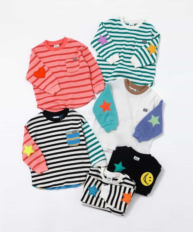 日本童裝 BREEZE 補丁貼布上衣 80-140cm 男童款/女童款 春季 TOPS