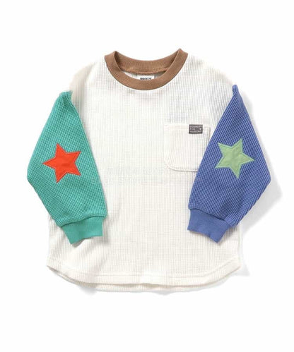 日本童裝 BREEZE 補丁貼布上衣 80-140cm 男童款/女童款 春季 TOPS