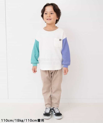 日本童裝 BREEZE 補丁貼布上衣 80-140cm 男童款/女童款 春季 TOPS