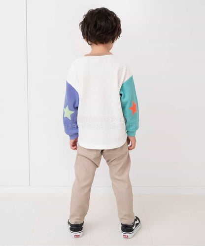 日本童裝 BREEZE 補丁貼布上衣 80-140cm 男童款/女童款 春季 TOPS