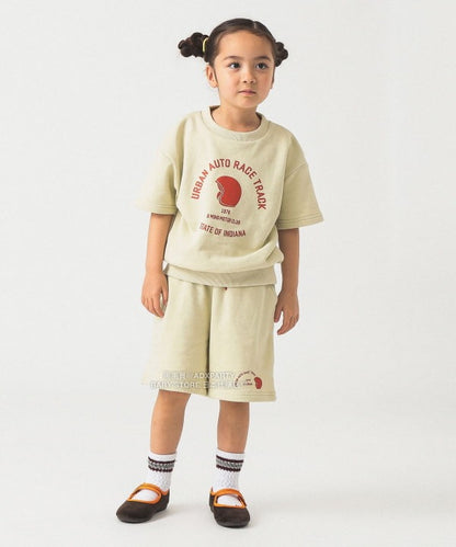 Japanese Kids' BEAMS mini JR Sobu Line, Yamanote Line, and Chuo Line Train Tops 90-150cm Boys' Summer TOPS Railway Series 