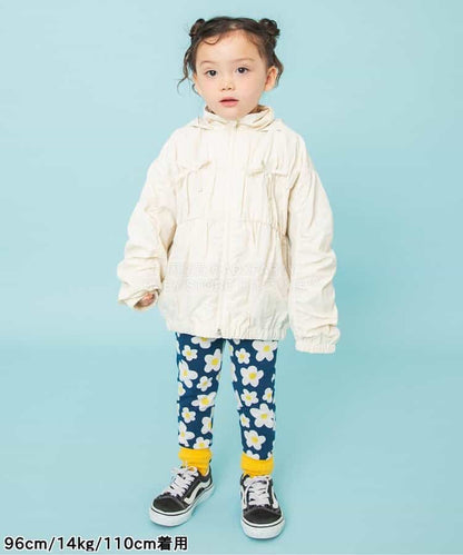 日本童裝 BREEZE 緞帶褶皺風衣 80-140cm 女童款 春季 OUTERWEAR