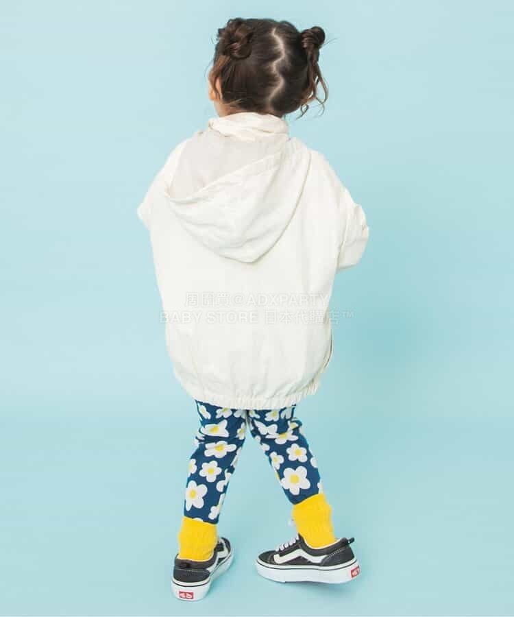 日本童裝 BREEZE 緞帶褶皺風衣 80-140cm 女童款 春季 OUTERWEAR