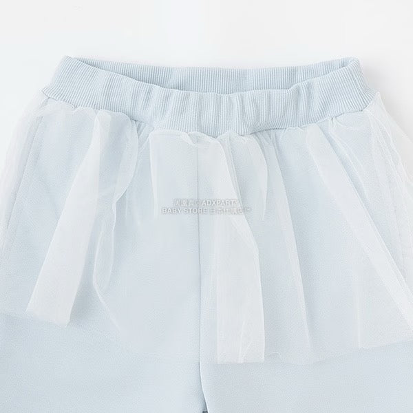 日本童裝 Ly# mine 運動長褲配薄紗裙 100-150cm 女童款 冬季 PANTS